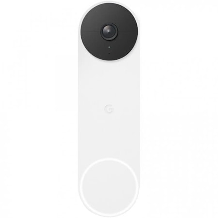 Google Nest 6-3/10 H x 1-4/5 W Battery Powered Video Doorbell White GA02268-US